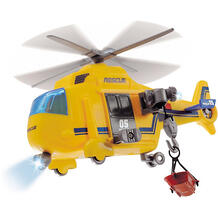 Спасательный вертолет "Action Series" со светом и звуком, 18 см Dickie Toys 4608000