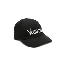 Хлопковая бейсболка с логотипом бренда Versace 6336266