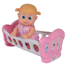 Интерактивная кукла "Кукла Бони", с кроваткой, 16 см Bouncin' Babies 11396247