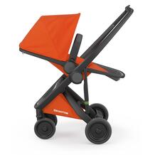 Прогулочная коляска Greentom Upp Reversible, цвет: оранжевый/черная рама 10598873