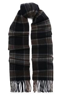Шерстяной шарф с бахромой Eton 5891248