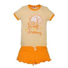 Пижама футболка/шорты Let'S Go, цвет: розовый/оранжевый 10386269