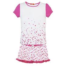 Пижама футболка/шорты Let'S Go, цвет: белый/розовый 10386437