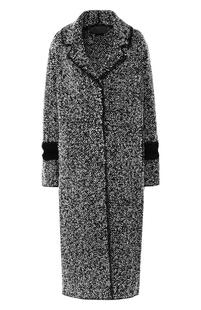 Вязаное пальто с отложным воротником D.EXTERIOR 6025319