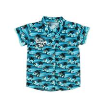 Рубашка Babyglory Summer Time, цвет: бирюзовый 10534990