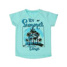 Футболка Babyglory Summer Time, цвет: бирюзовый 10535020