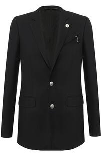 Однобортный пиджак на двух пуговицах Givenchy 5527241