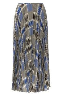 Шелковая юбка-миди с принтом Joseph 5703032
