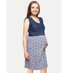 Платье для беременных Буду Мамой, цвет: голубой 10498109