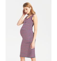 Платье для беременных Буду Мамой, цвет: красный/синий 10497731