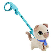 Мягкая игрушка FurReal Friends "Маленький питомец на поводке" Кошка Hasbro 11162226