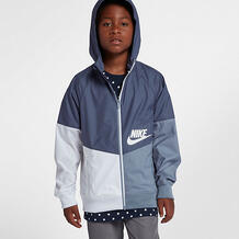 Худи с молнией во всю длину для мальчиков школьного возраста Nike Sportswear Windrunner 885178655081