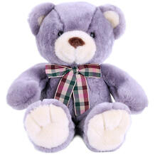 Мягкая игрушка Медведь, лавандовый, 32 см Softoy 10404158