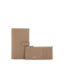 Кожаное портмоне с футляром для кредитных карт Yves Saint Laurent 4327616
