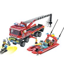 Конструктор Brick Пожарная техника (420 дет) 3336035