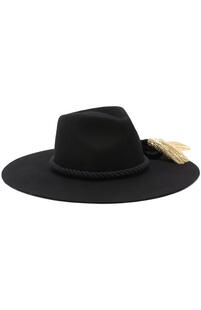 Шерстяная шляпа с кистями Benoit Missolin 2010542