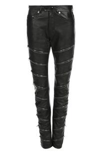 Кожаные брюки Yves Saint Laurent 1497865