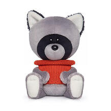 Мягкая игрушка лЕсята Енот Лёка в свитере, 15 см Budi Basa 11091166