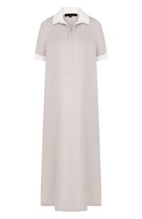 Платье-рубашка свободного кроя с коротким рукавом TEGIN 3355512