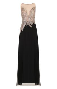 Приталенное платье-миди с контрастной отделкой BASIX BLACK LABEL 3254572