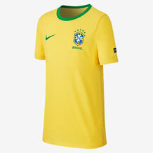 Футболка для мальчиков школьного возраста Brasil CBF Crest Nike 888408505842