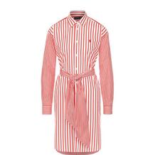 Хлопковое платье-рубашка с поясом Polo Ralph Lauren 2946124