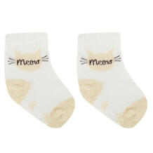 Носки Crockid Meow, цвет: белый/бежевый 10418831