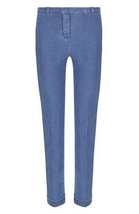 Укороченные джинсы-скинни с отворотами Loro Piana 2720282