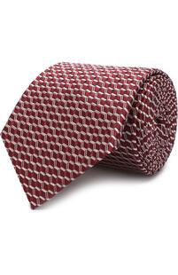 Шелковый галстук с узором ea7 2651988