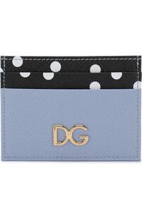 Кожаный футляр для кредитных карт с принтом Dolce&Gabbana 2649469