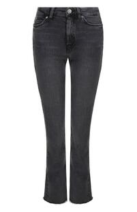 Укороченные расклешенные джинсы с потертостями MIH Jeans 2648879