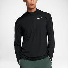 Мужская беговая футболка с длинным рукавом и молнией до середины груди Nike Dri-FIT Element 885176365746