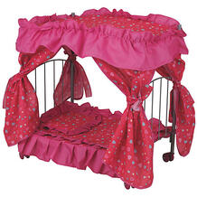 Кроватка для кукол Loona, розовая/коралл Buggy Boom 8881277