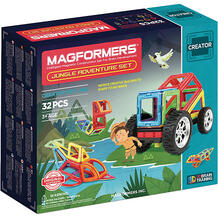 Магнитный конструктор "Adventure Jungle 32 set" Magformers 7221170