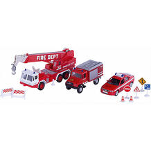 Набор машин "Пожарная служба" 10 штук Welly 2150020