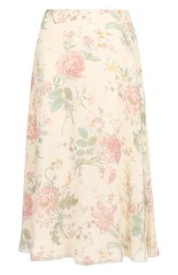 Шелковая юбка-миди с цветочным принтом Ralph Lauren 2540016