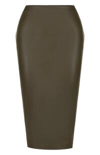Однотонная кожаная юбка-карандаш Tom Ford 2537630