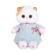 Мягкая игрушка Кошечка Ли-Ли Baby в голубой курточке в китайском стиле, 20 см Budi Basa 8999611