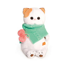 Мягкая игрушка Кошечка Ли-Ли в бирюзовом снуде, 24 см Budi Basa 7771057