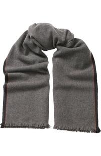 Кашемировый шарф с принтом и необработанным краем Loro Piana 2489008