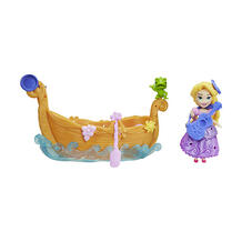 Игровой набор с мини-куклой Disney Princess "Маленькое королевство" Рапунцель и лодка Hasbro 10023494