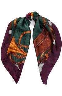 Шелковый платок с принтом Ralph Lauren 2379127