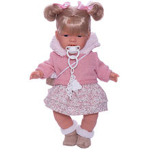 Кукла Жоэлле в розовом 38 см, со звуком Llorens 9608194