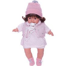 Кукла Лола в бело-розовом 38 см, со звуком Llorens 9608192