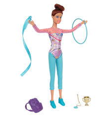 Игровой набор Defa Lucy Кукла с аксессуарами. Брюнетка в фиолетовом 28 см 10297112