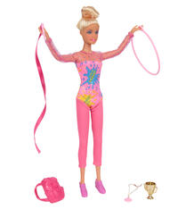 Игровой набор Defa Lucy Кукла с аксессуарами. Блондинка в розовом 28 см 10297109