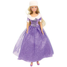 Кукла Штеффи в блестящем зимнем наряде, фиолетовая, 29 см, SIMBA 7428522