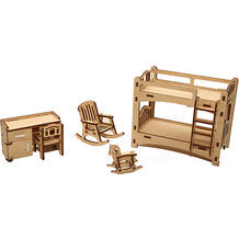 Деревянный набор мебели "Детская" Хэппидом 7023769