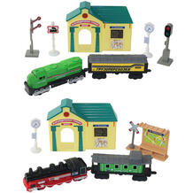 Наборы игрушечных железных дорог, локомотивы, вагоны ТМ Wincars 152968