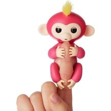 Интерактивная игрушка Fingerlings Обезьянка Белла розовая 12 см 7133131